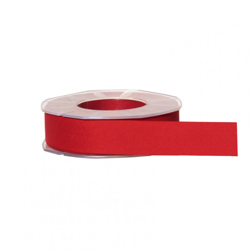 N/polycotton 25mm 25mt - rosso