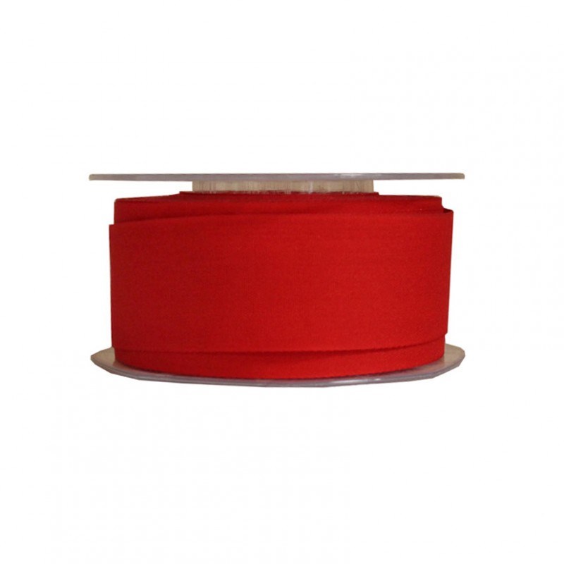 N/garza tipo cotone 40mm 25mt - rosso