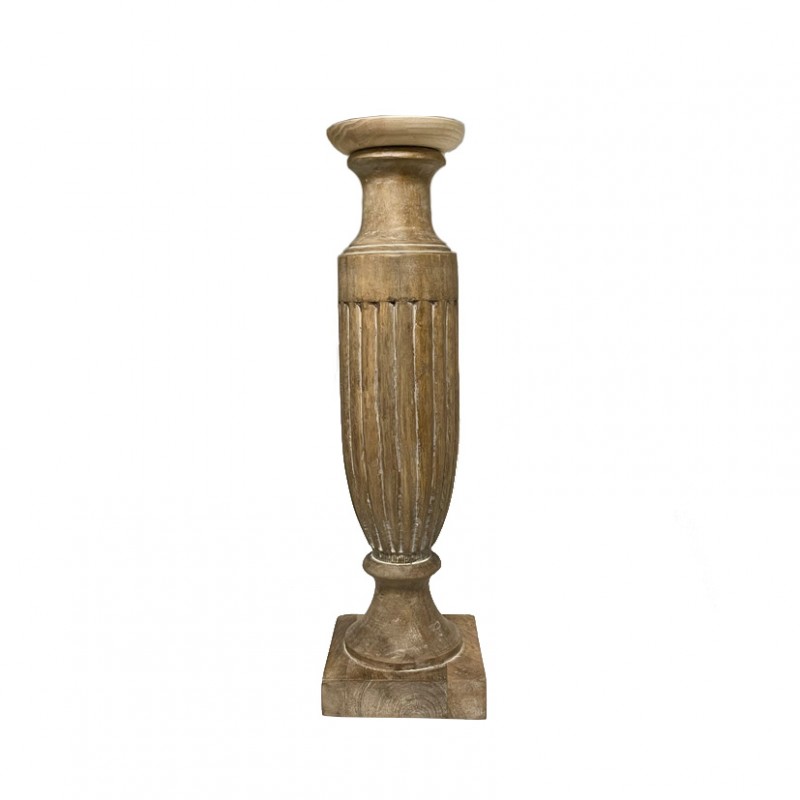 AE201260 | CANDELABRO LEGNO D14,5 H51 cm - natural