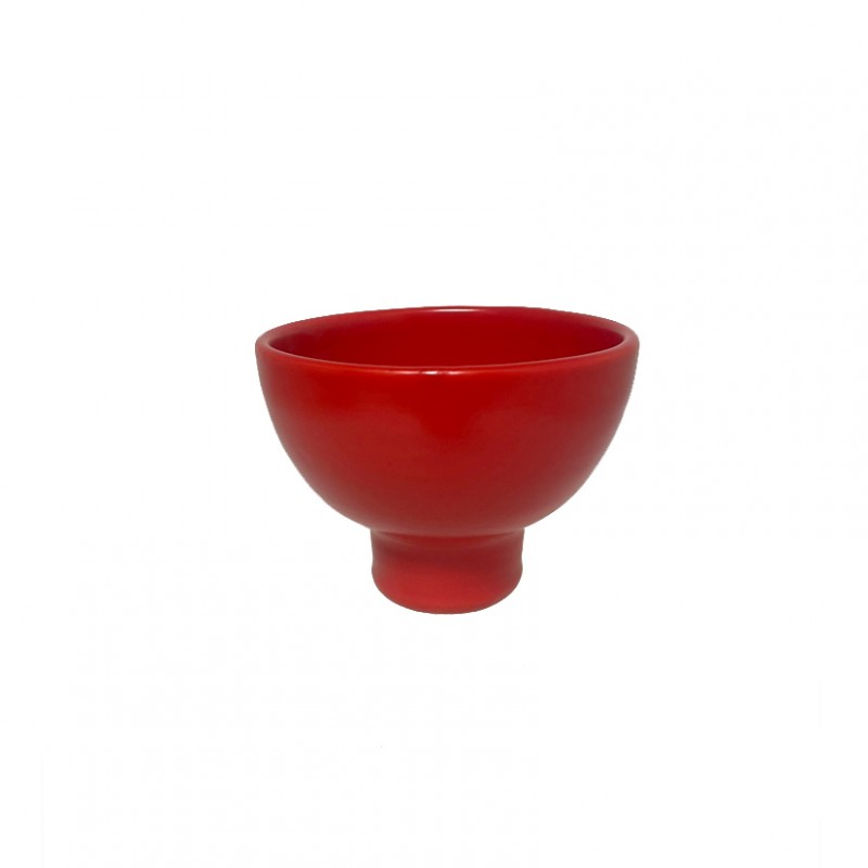 Coppetta terracotta d17 h11 cm- rosso