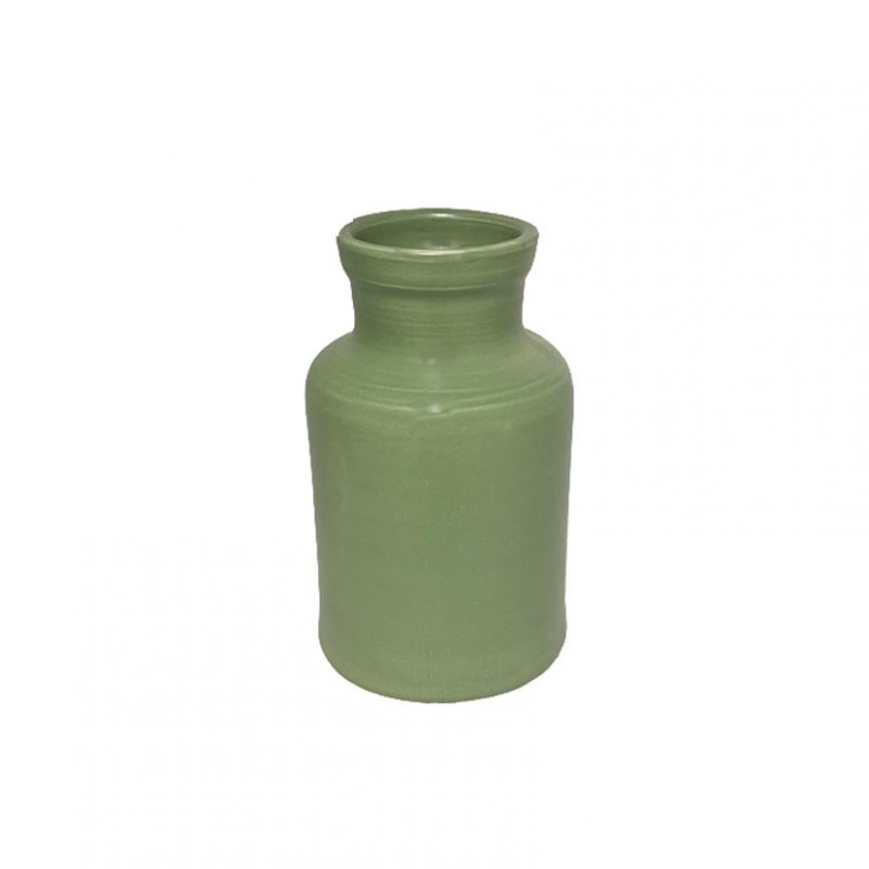 Bottiglia terracotta 8 h15,5 cm -verde