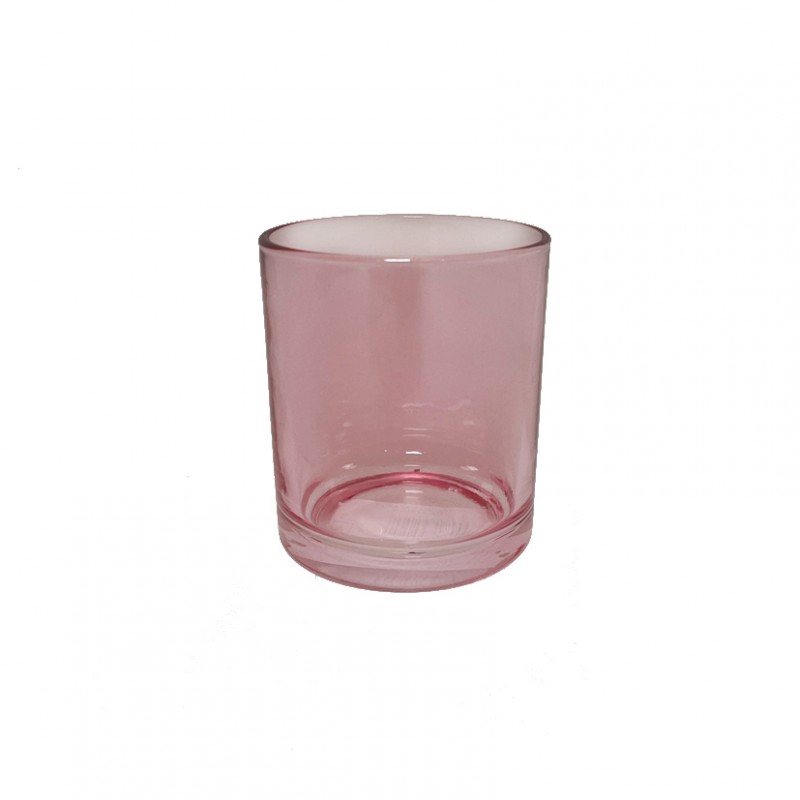 Cilindro vetro d7 h8 cm - rosa