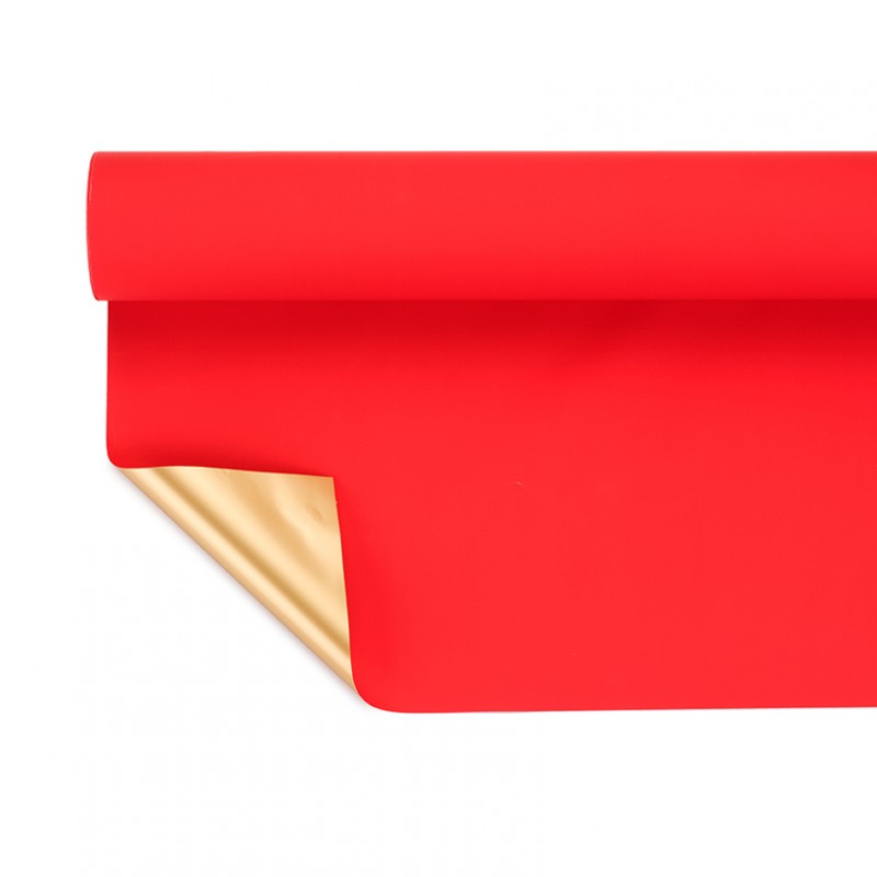 Bobina f/p.2l+oro 40my 1,00x25mt-rosso