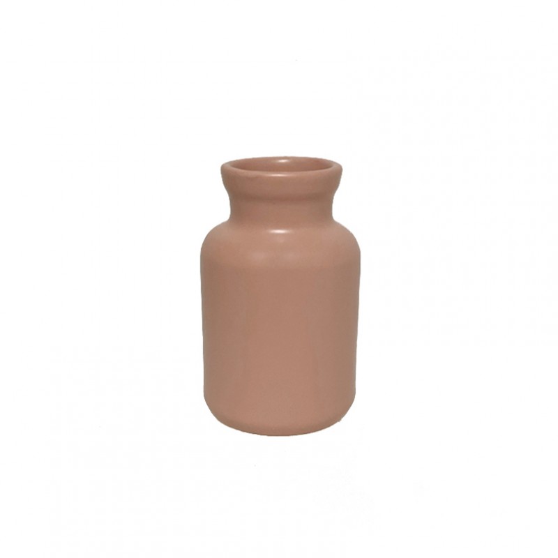 Bottiglia terracotta 6,5 h12,5 cm-rosa