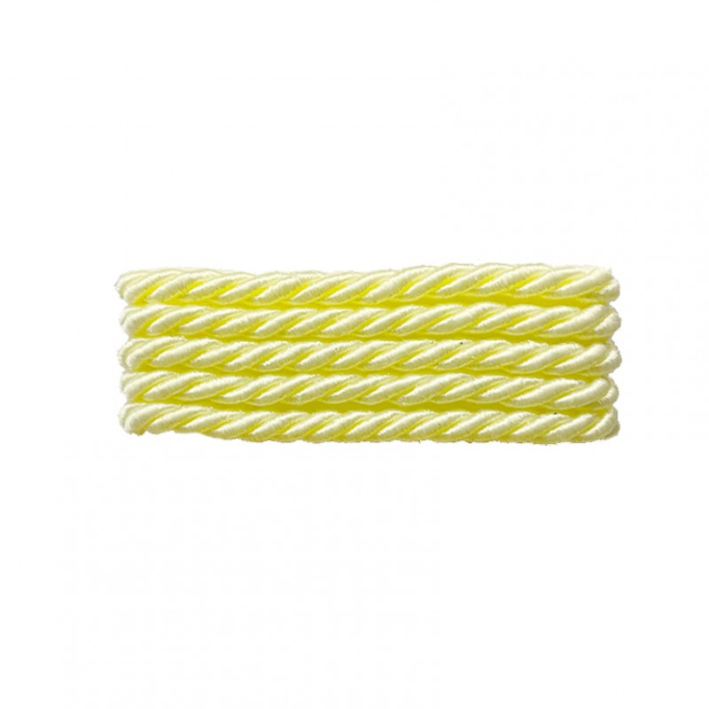 Cordone 3 capi 10mm 10mt - giallo chiaro