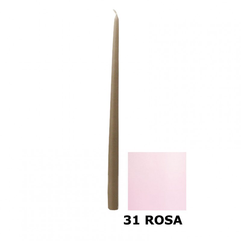 Candele pz12 mm300x23 (300/23) - rosa