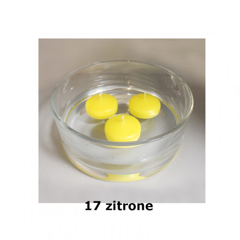 Candele galleggianti pz 28 - zitrone