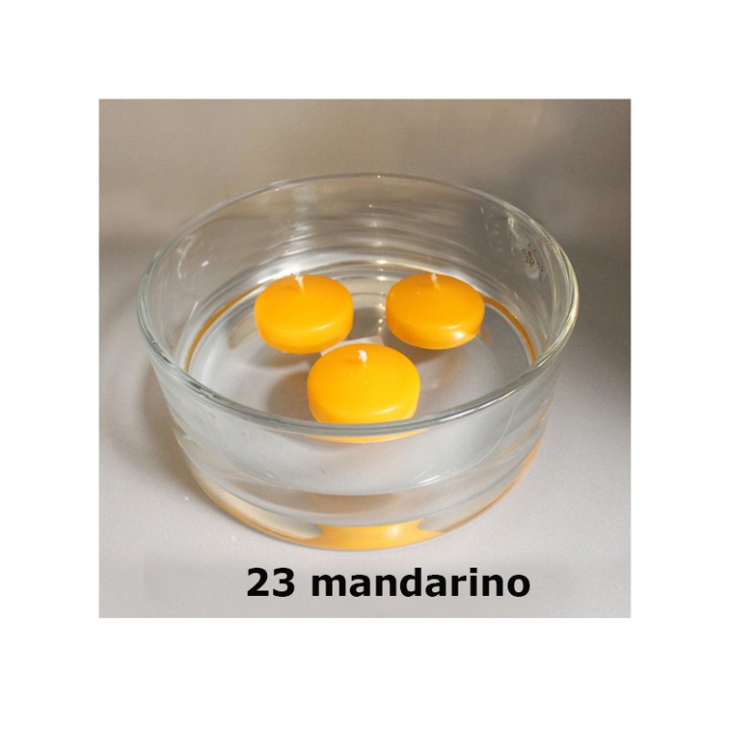 Candele galleggianti pz 28 - mandarin
