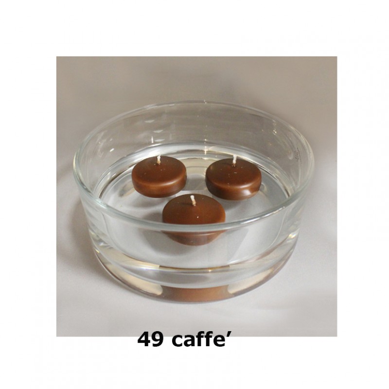 Candele galleggianti pz 28 - kaffee