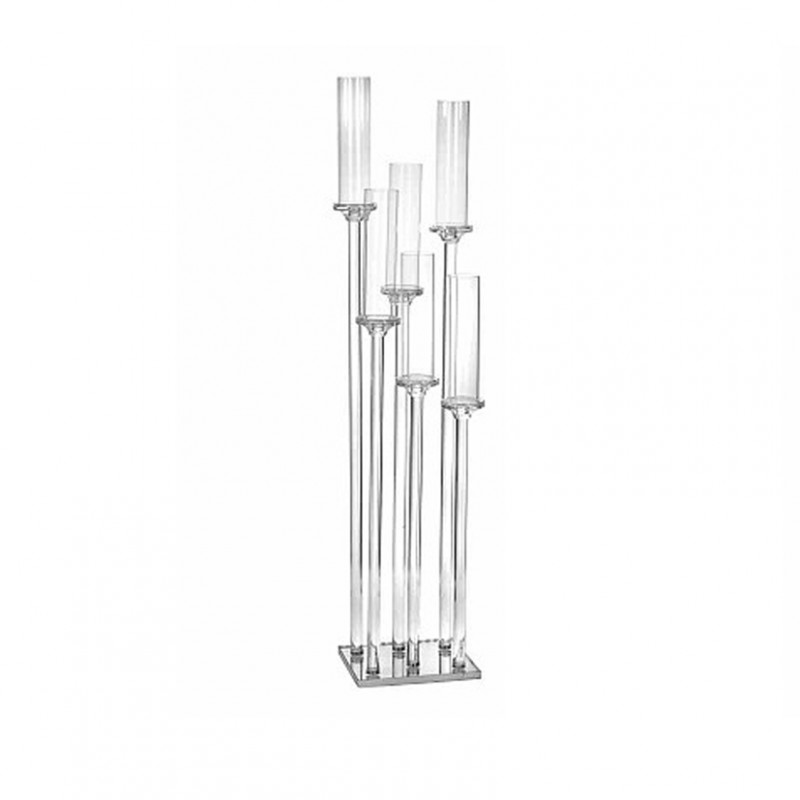 CA31/136 | CANDELABRO VETRO H136 CM -6fuochi