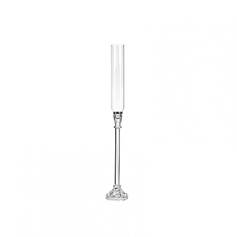 Candelabro vetro base d10/6  h58 cm
