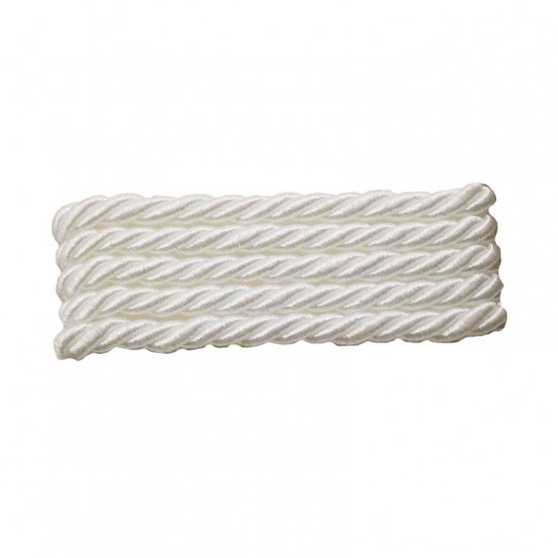 Cordoncino 3 capi 5mm 50mt -bianco