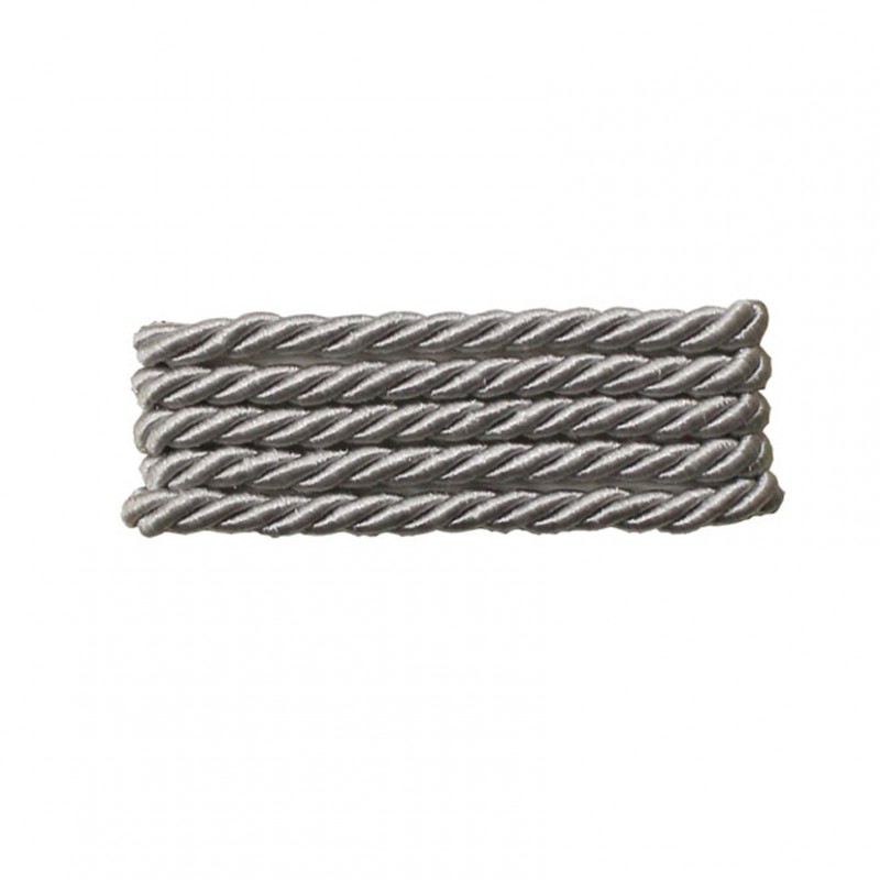 Cordoncino 3 capi 3mm 50mt - grigio