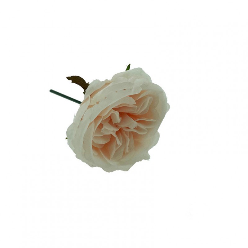 Rosa fiore d6 cm pz 6 - cipria