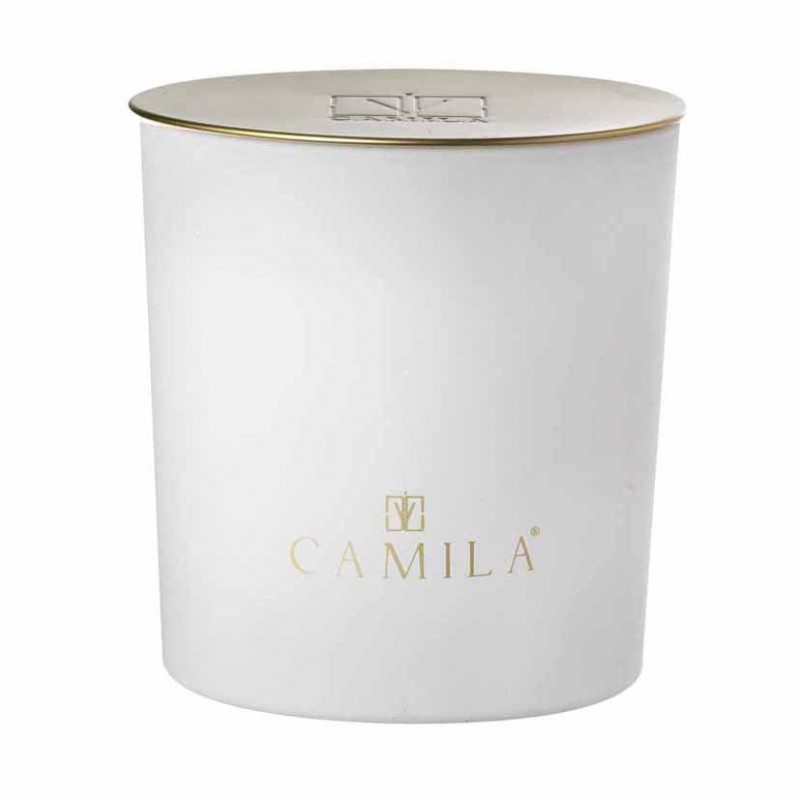 Candle 200gr d9 h9 cm - matt white