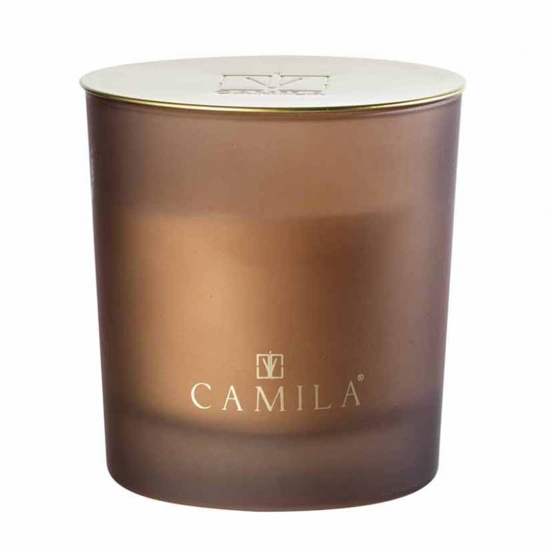 Candela 200gr d9 h9 cm - pan speziato