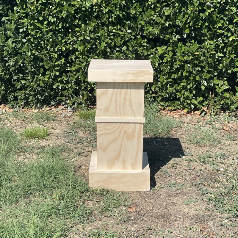 Colonna legno thomas 35x35 h100 cm