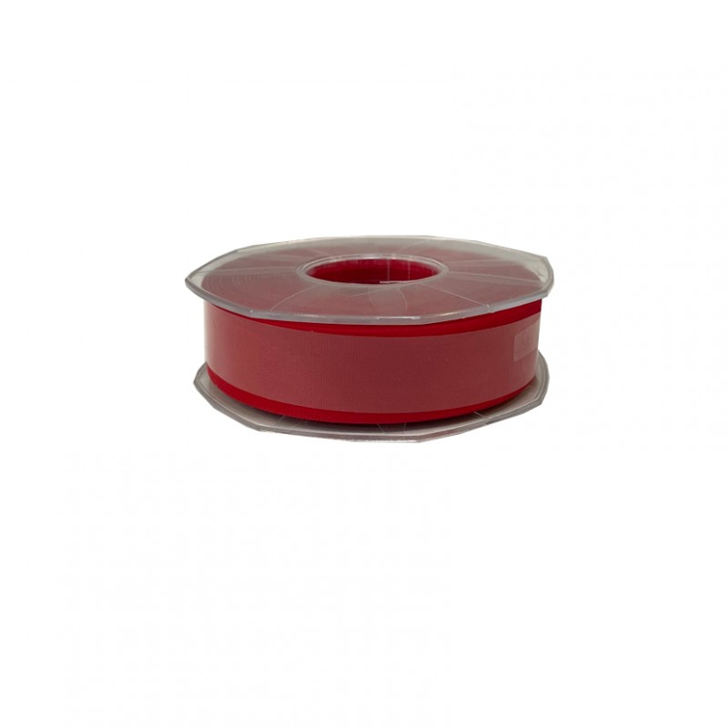 N/crepe effetto seta 25mm 25mt - rosso