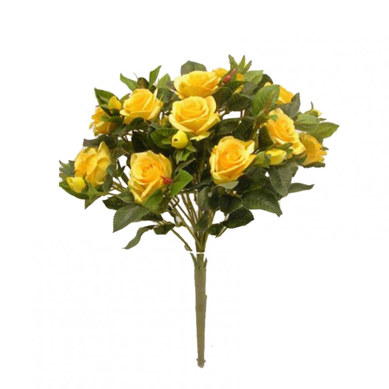 Rosa bush x18 h49 cm ro -giallo *