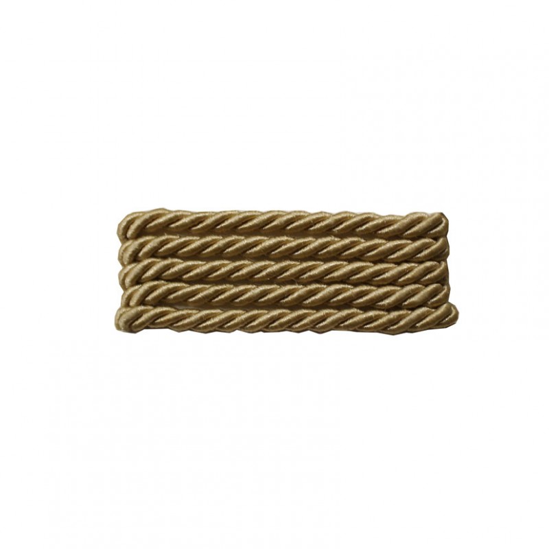 Cordoncino 3 capi 5mm 50mt -beige