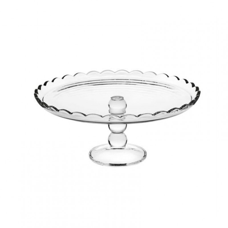 Alzata vetro d30 h13 cm