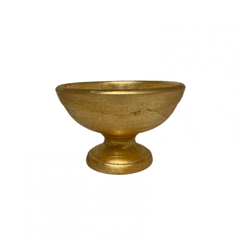 951/30O | COPPA TERRACOTTA FASCIA D30 H16,7CM-oro