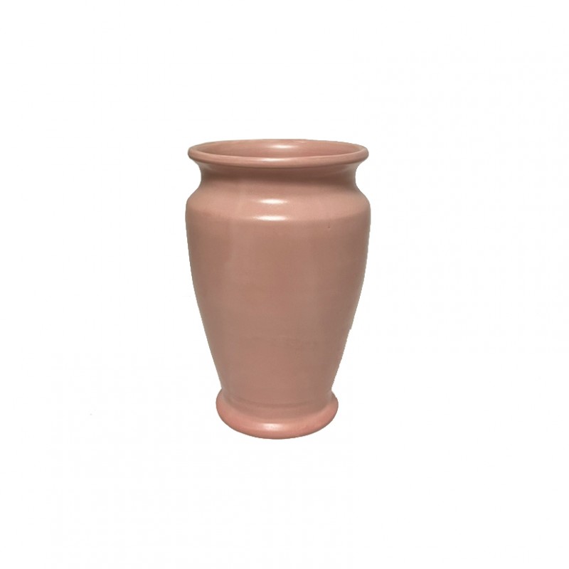 Vaso ceramica d9,5 h21 cm- rosa