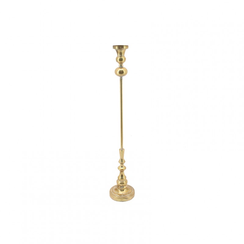 Candelabro metallo 12,5x12,5 h70cm-gold