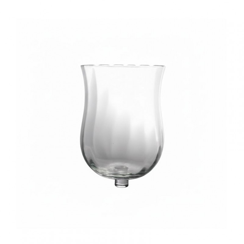 GF165112OPTIC | PARAFIAMMA VETRO RIGATO D11,2 H16,5 cm