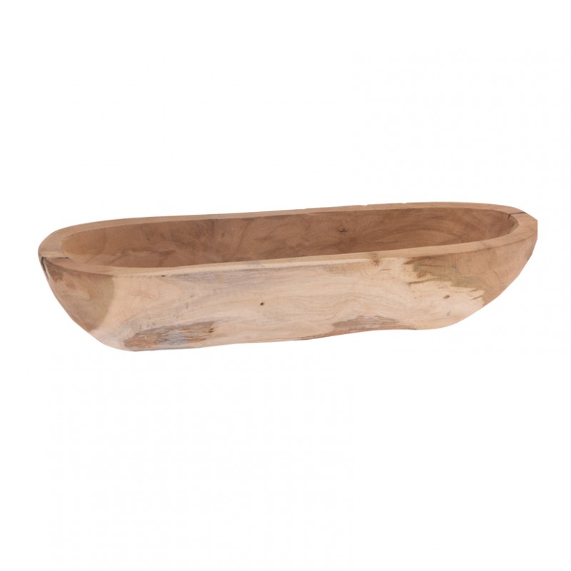 Vassoio teak 40x11x7cm