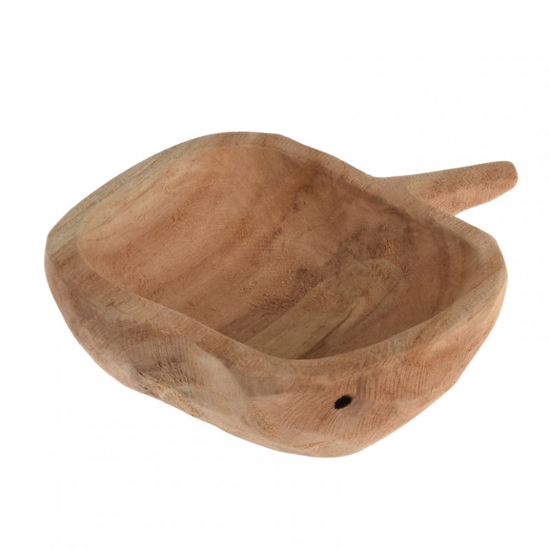 Ciotola teak mela 15x12 h4cm