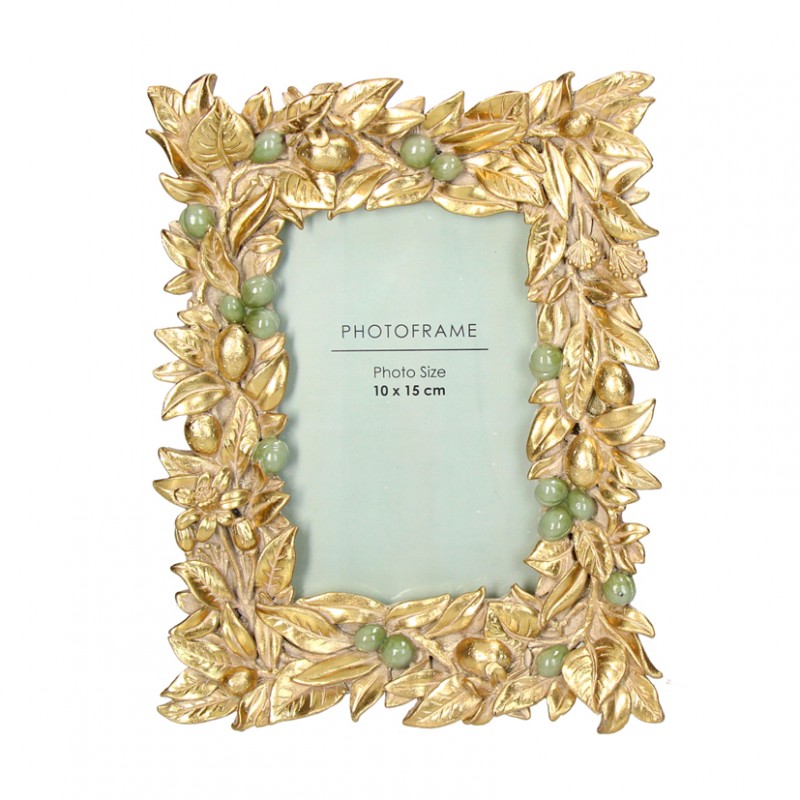 KAL-5031 | CORNICE POLIRES. OLIVE 10X15cm - gold