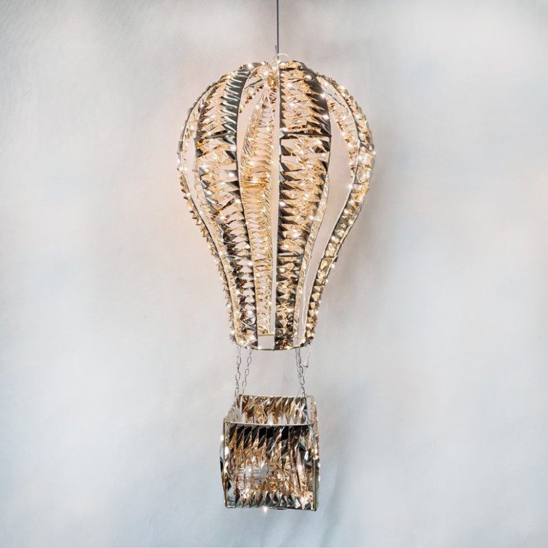 MD2025-396 | MONGOLFIERA LUCI 560LED 47x47 H100cm-gol