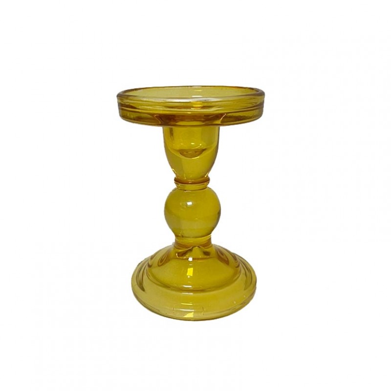 SL-C8217-BAMBRA | CANDELABRO VETRO D8,5 H13,2 - ambra