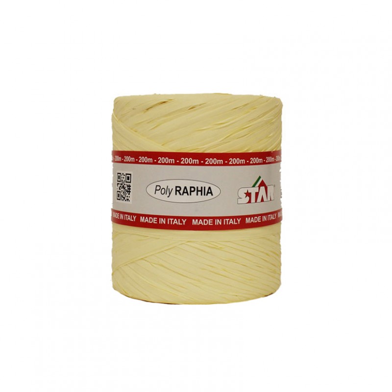 Spolette polyraffia 15mm 200mt - avorio