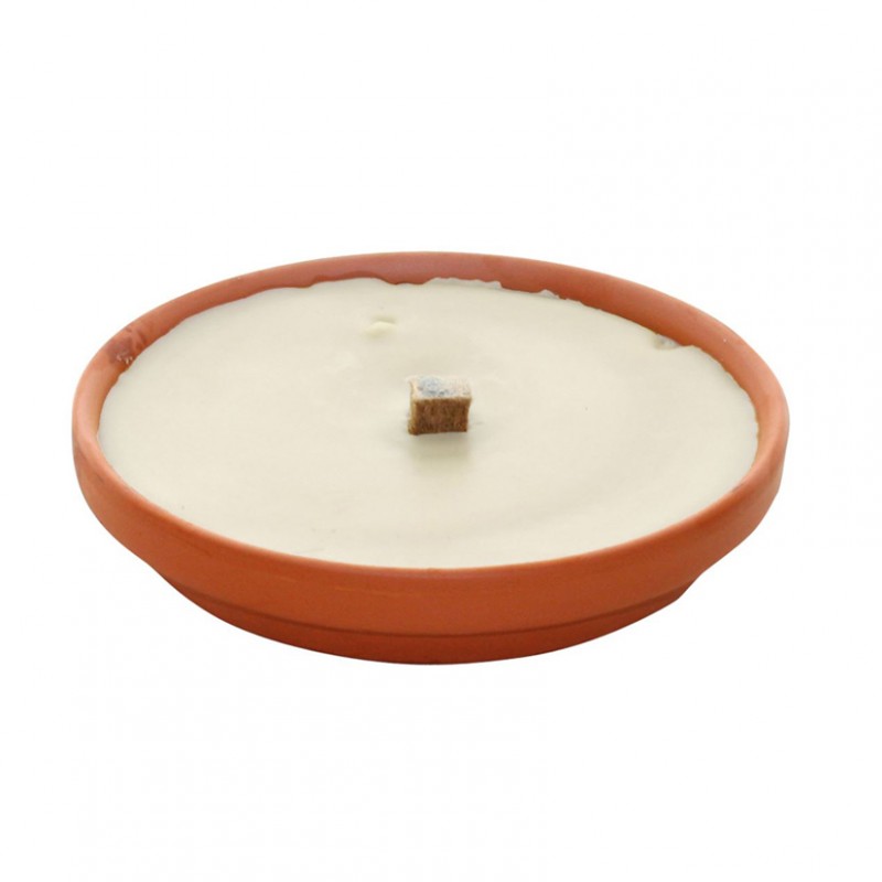 T-COTTA | COCCIO C/CERA NEUTRA D17,5X3 CM