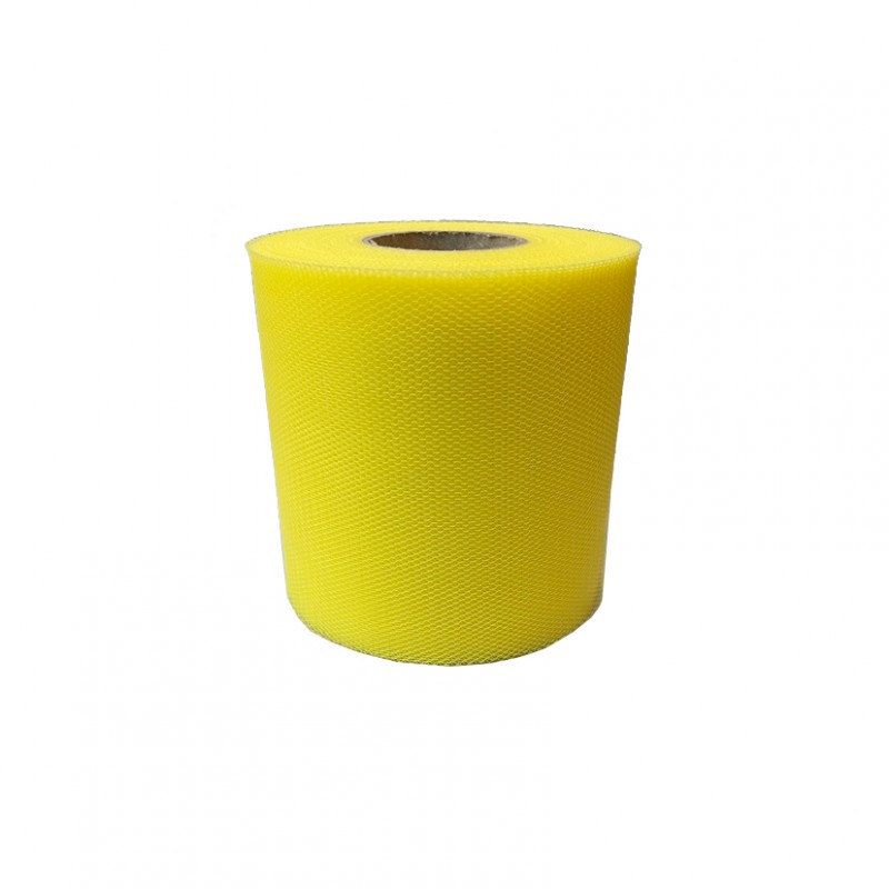 Tulle bobina h 12,5cm  x 100mt - giallo