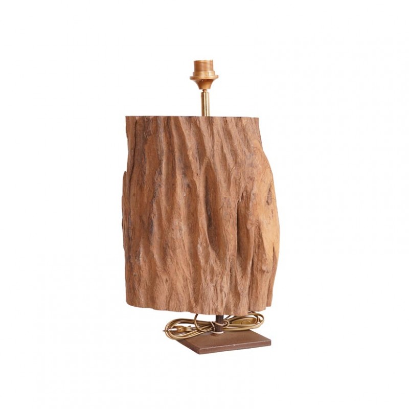 X0321859 | BASE LAMPADA LEGNO DA TAVOLO 18X32 H55
