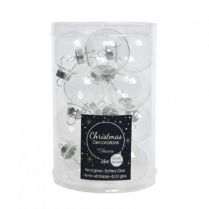 BOX SFERE vetro PZ16 D3,5cm - trasparent