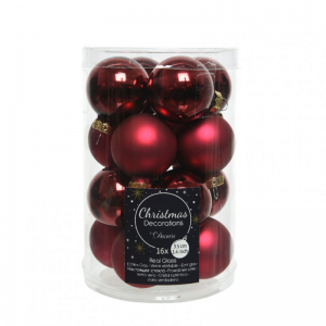 BOX SFERE vetro PZ16 D3,5cm - oxblood