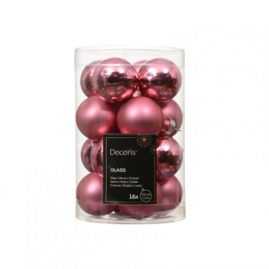 BOX SFERE vetro PZ16 D3,5cm-pink blossom