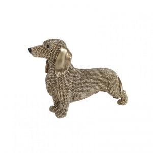 BASSOTTO GLITTER 18,5X6X12cm - gold