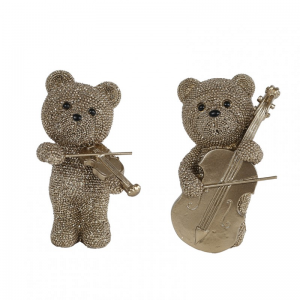 ORSO GLITTER 2mod. 8X7X12,5cm - gold