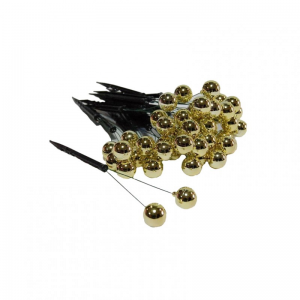 BACCHE C/PUNTA D19cm 25pz - ottone