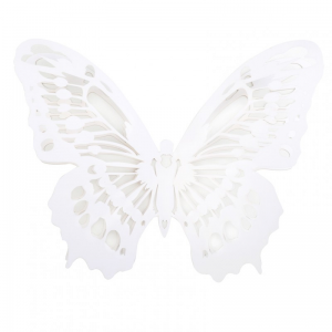 FARFALLE large 3pz 27x19.5 cm- bianco