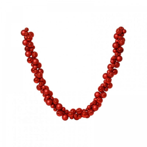 GHIRLANDA PVC 180cm D6cm - christmas red
