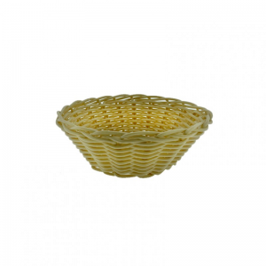 CESTO polyrattan PORTAPANE  CM 18X6