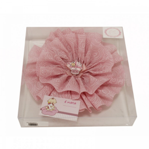 COCCARDA BIMBA CULLA D25 cm - rosa