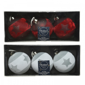 SFERA ALBERO/STELLE PZ3 D8 cm