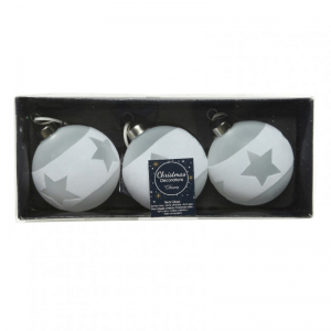 SFERA ALBERO/STELLE PZ3 D8 cm